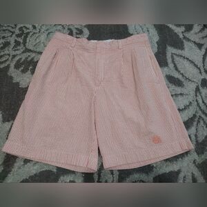 Cutter & Buck Clemson Orange and White Seersucker Shorts